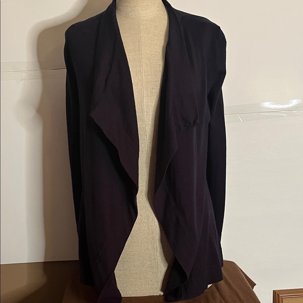 😄100% Fine merino wool waterfall cardigan sweater shrug